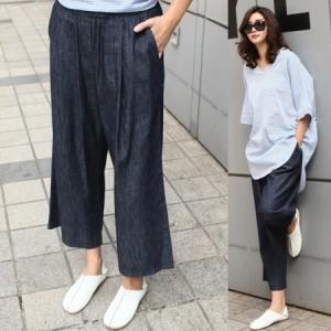 デニムパンツ ワイドパンツ 30代 40代 2016 春 レディース 大人 ファッション