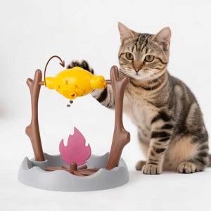 猫のおもちゃ 餌入れ おもちゃ 360°回転 ...の詳細画像3