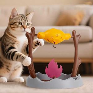 猫のおもちゃ 餌入れ おもちゃ 360°回転 ...の詳細画像4