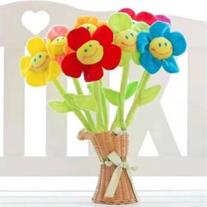 6本入 ぬいぐるみ 造花 ひまわり ブーケ 花...の詳細画像1