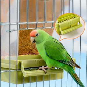インコ 鳥 ケージ取り付け鳥用フードフィーダー...の詳細画像2