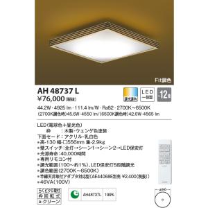 最新型 LED照明　コイズミ照明  AH48737L 和風シーリング