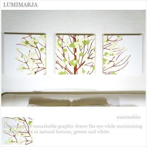 ファブリックパネル 北欧 マリメッコ Lumimarja グリーン
