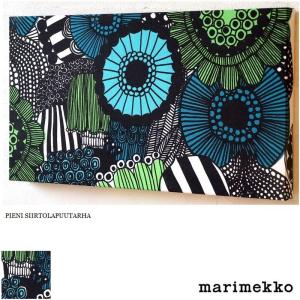 ファブリックパネル アリス marimekko 40×22cm ピエニシイルトラプウタルハ 青緑 イ...