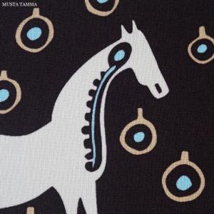 ファブリックパネル 北欧 ムスタタンマ 牝馬 ...の詳細画像5