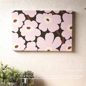 ファブリックパネル アートパネル マリメッコ marimekko pieniunikko ピエニウニッコ 60×40cm pealpink  北欧