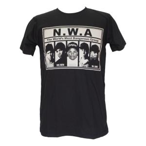 送料無料 N.W.A エヌ・ダブリュ・エー NWA プリントＴシャツ ムービーTシャツ バンドTシャツ メンズ レディース ユニセックス N.W.A.｜alicealice-select