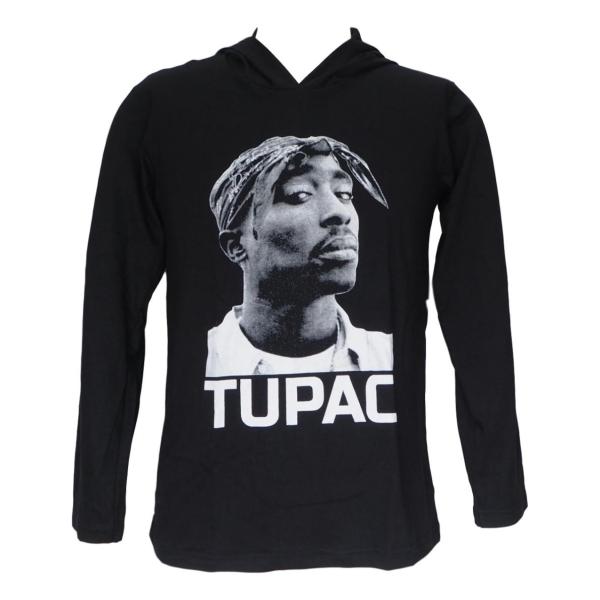 送料無料 2パック トゥーパック 2PAC トゥパック ロンＴ パーカー バンドＴシャツ レディース...