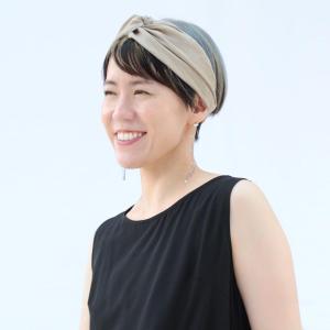麻100% ヘアターバン リネン 無地 ターバ...の詳細画像4