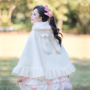 ロリータ ポンチョ コート アウター 甘ロリ レディース