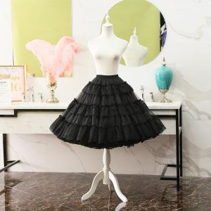 ロリータ パニエ ロング丈 65cm ホワイト...の詳細画像2