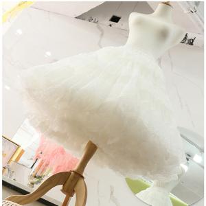ロリータ パニエ ロング丈 65cm ホワイト...の詳細画像3