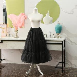 ロング パニエ ふんわり 着丈80cm チュー...の詳細画像1