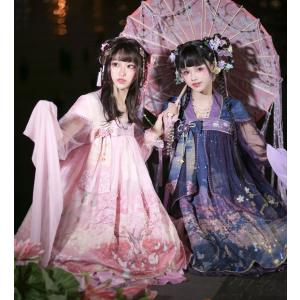 ゴスロリ・ロリータドレス　ジャンパースカート　ロリィタ　JSK 甘ロリ　紫 Lolita ロリータ ジャンパースカート ワンピース ドレス プリント