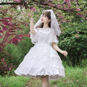 洋服 長袖 ロリータ 姫系 かわいい 安い ゴスロリハイネック ラッパそ