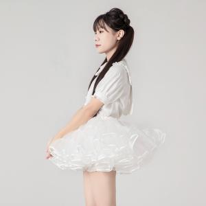 ボリューム パニエ 30cm丈 ロリータ ミニ...の詳細画像1