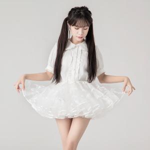 ボリューム パニエ 30cm丈 ロリータ ミニ...の詳細画像2