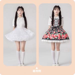 パニエ ゴスロリ ロリータ ミニ丈 35cm丈...の詳細画像3