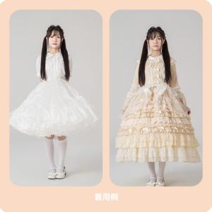 超ボリューム パニエ ロング丈 ロリィタ ワイ...の詳細画像3
