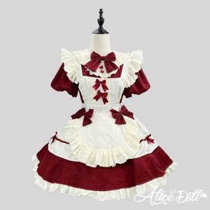 クラシカル ロリータ メイド服 ワンピース エ...の詳細画像5