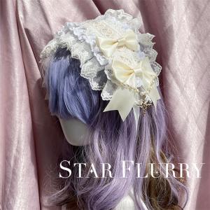 即納 ロリータ ヘアバンド 2色 カチューシャ レース フリル Lolita 甘ロリ クラロリ クラシカル 姫ロリ 豪華 リボン 十字架 アクセサリー｜alicedoll