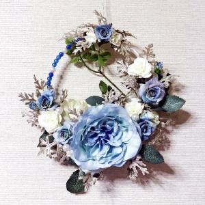 造花・アートフラワー　ブルームーンリースN