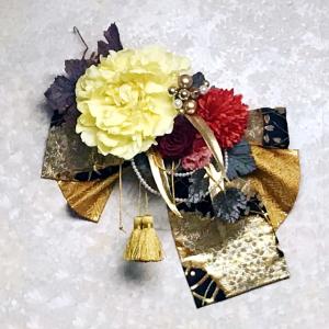 造花・アートフラワー　金襴帯ガーランド　朧月夜