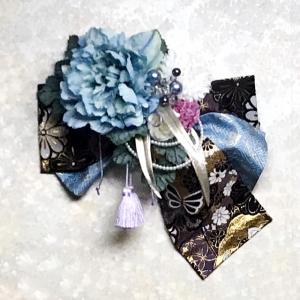 造花・アートフラワー　金襴帯ガーランド　藤壺