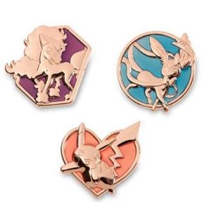 【ポイント10倍】海外 pokemon center限定　ピカチュウ ポニータ　ニンフィア　Pin Box Set ポケモン 海外限定 数量限定  ポケットモンスター｜alicemall