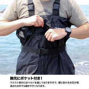 ウェーダー 釣り サーフ 海釣り 渓流 チェス...の詳細画像4