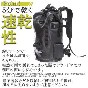 完全防水リュック 大容量 リュック 防水 メン...の詳細画像4