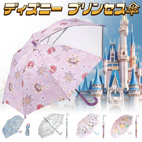 スケーター 子どもビニール傘 55cm UBV3 プリンセス