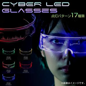 【即納在庫】 コスプレ LEDサングラス 光る...の詳細画像1