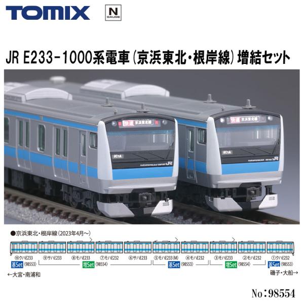 No:98554 TOMIX E233-1000系電車(京浜東北・根岸線)増結セット(6両) 鉄道模...