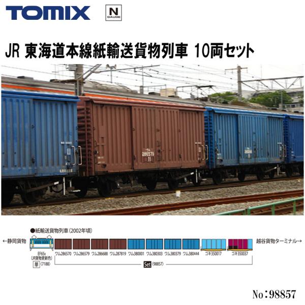 No:98857 TOMIX 東海道本線紙輸送貨物列車セット(１0両) 鉄道模型 Nゲージ TOMI...