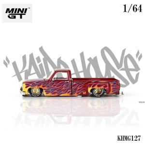 MINI-GT  No:KHMG127 1/64 シボレー シルバラード デューリー ファイヤー V1(左ハンドル) ミニGT ミニカー 完成品 模型 ダイキャスト 【2024年8月予定】｜アリスモール