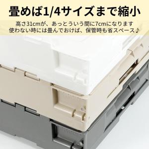日本製 コンテナボックス 折りたたみ 大型 蓋...の詳細画像3