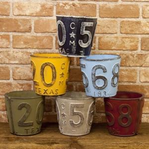 ■新色入荷【Classical Number Plate Planter 】クラシカルプランターナンバープレートポット♪　【アリスの時間】★｜alicenojikan8