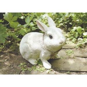 キシマ シッティングラビット ガーデンオーナメント KH-60909 ★