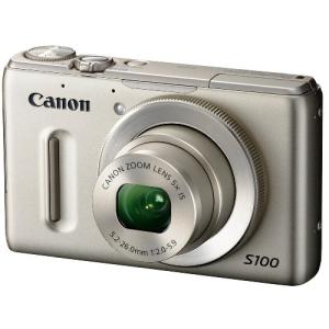 Canon デジタルカメラ PowerShot S100 シルバー PSS100 (SL) 1210万画素 広角24mm 光学5倍ズーム 3.0型TFTの商品画像