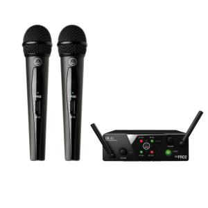 AKG 2チャンネルB帯ワイヤレスシステム WMS40 PRO MINI2 VOCAL SET DUAL 【国内正規品】の商品画像