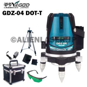 1年保証 山真 ヤマシン 3ライン ドット グリーン 墨出し器 GDZ-04DOT-T 本体+三脚
