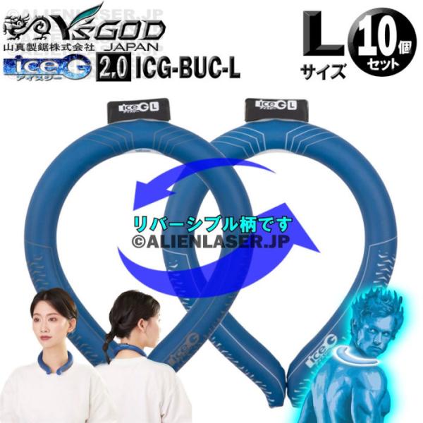 未洗浄 10個セット ICG-BUC-L ×10 ice-G 2.0 ブルー Lサイズ ICEG ア...