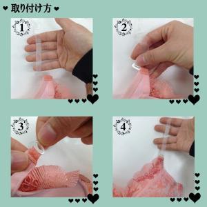 ブラストラップ 半透明 目立たない レディース...の詳細画像4