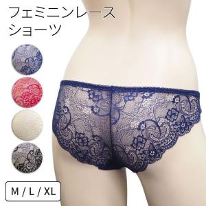 ショーツ レディース レース 女性 下着 パンティ セクシー 可愛い バックレース アウターに ひびかない スタンダード インナー 送料無料