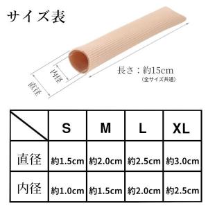 3本セット 足指サポーター 保護 サック キャ...の詳細画像4