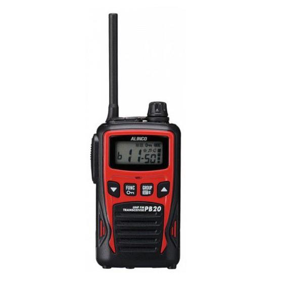 【生産終了品】 インカム　アルインコ　特定小電力トランシーバー　DJ-PB20R レッド 20ch ...