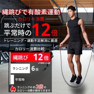 縄跳び ダイエット方法 トレーニング用 縄 お...の詳細画像4
