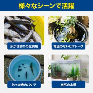 エアーポンプ 釣り 水槽 静音 小型 バッカン...の詳細画像4