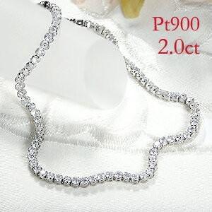 Pt900 K18YG 2.00ct ダイヤモンド テニス ブレスレット ダイヤ  